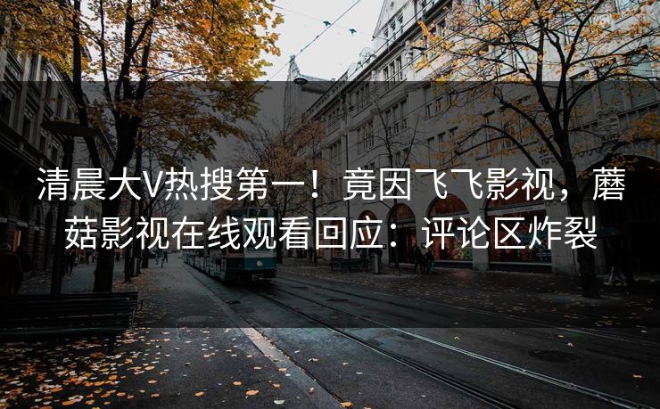 清晨大V热搜第一！竟因飞飞影视，蘑菇影视在线观看回应：评论区炸裂