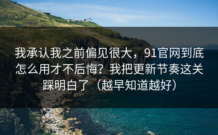 我承认我之前偏见很大，91官网到底怎么用才不后悔？我把更新节奏这关踩明白了（越早知道越好）